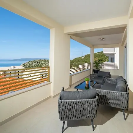 Penthouse Golden View With Private Jacuzzi And 100m2 Terrace - Makarska Exklusiv